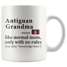 Load image into Gallery viewer, RobustCreative-Antiguan &amp; Barbudan Grandma Definition Antigua &amp; Barbuda Flag Grandmother - 11oz White Mug family reunion gifts Gift Idea
