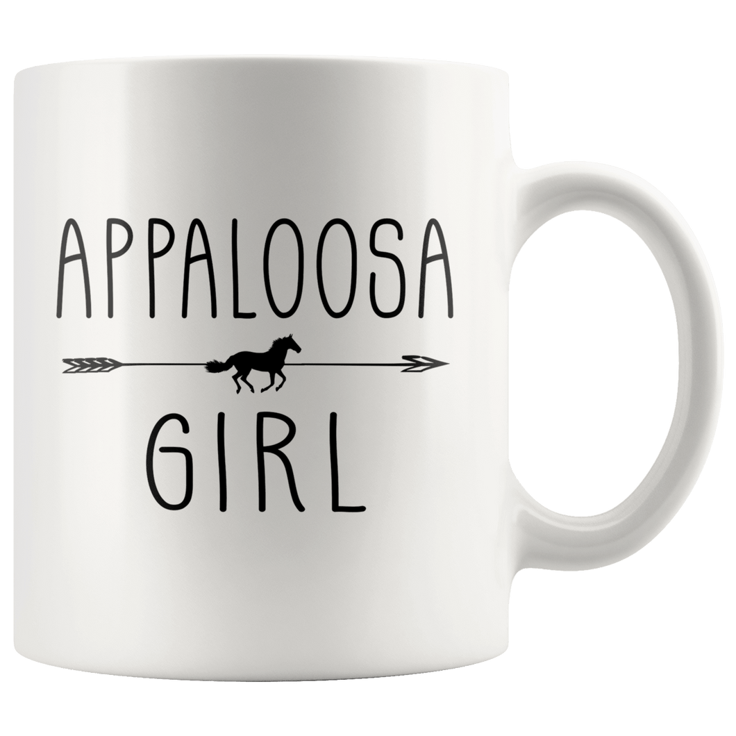 RobustCreative-Appaloosa Horse Girl Gifts Horses Lover Riding Racing - 11oz White Mug Riding Lover Gift Idea