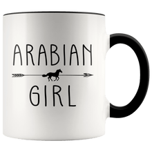 Load image into Gallery viewer, RobustCreative-Arabian Horse Girl Gifts Horses Lover Riding Racing - 11oz Accent Mug Racing Lover Gift Idea
