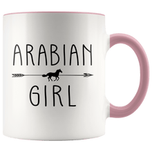 Load image into Gallery viewer, RobustCreative-Arabian Horse Girl Gifts Horses Lover Riding Racing - 11oz Accent Mug Racing Lover Gift Idea
