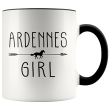 Load image into Gallery viewer, RobustCreative-Ardennes Horse Girl Gifts Horses Lover Riding Racing - 11oz Accent Mug Racing Lover Gift Idea
