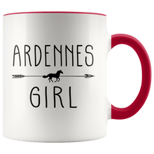 Load image into Gallery viewer, RobustCreative-Ardennes Horse Girl Gifts Horses Lover Riding Racing - 11oz Accent Mug Racing Lover Gift Idea
