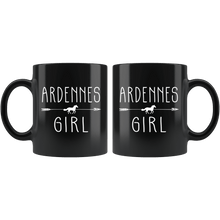 Load image into Gallery viewer, RobustCreative-Ardennes Horse Girl Gifts Horses Lover Riding Racing - 11oz Black Mug Riding Lover Gift Idea
