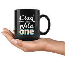 Load image into Gallery viewer, RobustCreative-Argentinian Dad of the Wild One Birthday Argentina Flag Black 11oz Mug Gift Idea
