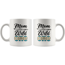 Load image into Gallery viewer, RobustCreative-Argentinian Mom of the Wild One Birthday Argentina Flag White 11oz Mug Gift Idea
