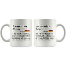 Load image into Gallery viewer, RobustCreative-Armenian Mom Definition Armenia Flag Mothers Day - 11oz White Mug family reunion gifts Gift Idea
