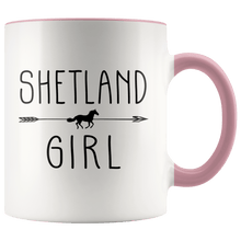 Load image into Gallery viewer, RobustCreative-Shetland Horse Girl Gifts Horses Lover Riding Racing - 11oz Accent Mug Racing Lover Gift Idea
