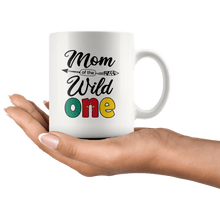 Load image into Gallery viewer, RobustCreative-Cameroonian Mom of the Wild One Birthday Cameroon Flag White 11oz Mug Gift Idea
