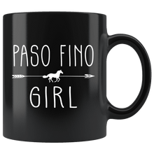 Load image into Gallery viewer, RobustCreative-Paso Fino Horse Girl Gifts Horses Lover Riding Racing - 11oz Black Mug Racing Lover Gift Idea
