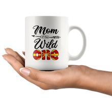 Load image into Gallery viewer, RobustCreative-Macedonian Mom of the Wild One Birthday Macedonia Flag White 11oz Mug Gift Idea
