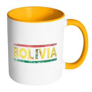 RobustCreative-National flag of Bolivia, Both Sides Printed Bolivian Pride 11oz Coffee Mug black 11 oz
