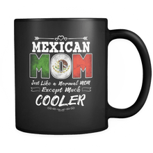 Load image into Gallery viewer, RobustCreative-Best Mom Ever is from Mexico - Mexican Flag 11oz Funny Black Coffee Mug - Mothers Day Independence Day - Women Men Friends Gift - Both Sides Printed (Distressed)
