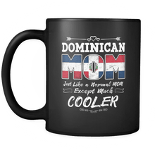 Load image into Gallery viewer, RobustCreative-Best Mom Ever is from Dominican Republic - Dominican Flag 11oz Funny Black Coffee Mug - Mothers Day Independence Day - Women Men Friends Gift - Both Sides Printed (Distressed)
