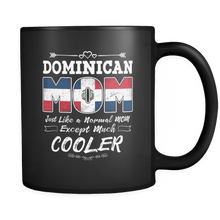 Load image into Gallery viewer, RobustCreative-Best Mom Ever is from Dominican Republic - Dominican Flag 11oz Funny Black Coffee Mug - Mothers Day Independence Day - Women Men Friends Gift - Both Sides Printed (Distressed)
