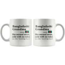 Load image into Gallery viewer, RobustCreative-Bangladeshi Grandma Definition Bangladesh Flag Grandmother - 11oz White Mug family reunion gifts Gift Idea
