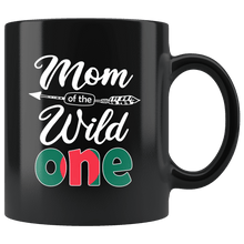 Load image into Gallery viewer, RobustCreative-Bangladeshi Mom of the Wild One Birthday Bangladesh Flag Black 11oz Mug Gift Idea
