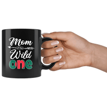 Load image into Gallery viewer, RobustCreative-Bangladeshi Mom of the Wild One Birthday Bangladesh Flag Black 11oz Mug Gift Idea
