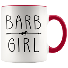 Load image into Gallery viewer, RobustCreative-Barb Horse Girl Gifts Horses Lover Riding Racing - 11oz Accent Mug Racing Lover Gift Idea
