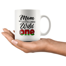 Load image into Gallery viewer, RobustCreative-Belarusian Mom of the Wild One Birthday Belarusian Flag White 11oz Mug Gift Idea
