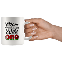 Load image into Gallery viewer, RobustCreative-Belarusian Mom of the Wild One Birthday Belarusian Flag White 11oz Mug Gift Idea
