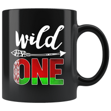 Load image into Gallery viewer, RobustCreative-Belarusian Wild One Birthday Outfit 1 Belarusian Flag Black 11oz Mug Gift Idea
