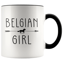 Load image into Gallery viewer, RobustCreative-Belgian Horse Girl Gifts Horses Lover Riding Racing - 11oz Accent Mug Racing Lover Gift Idea
