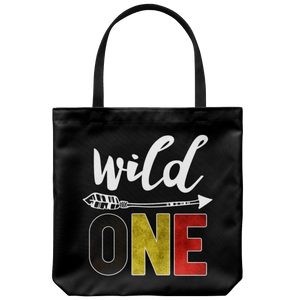 RobustCreative-Belgium Wild One Birthday Outfit 1 Belgian Flag Tote Bag Gift Idea