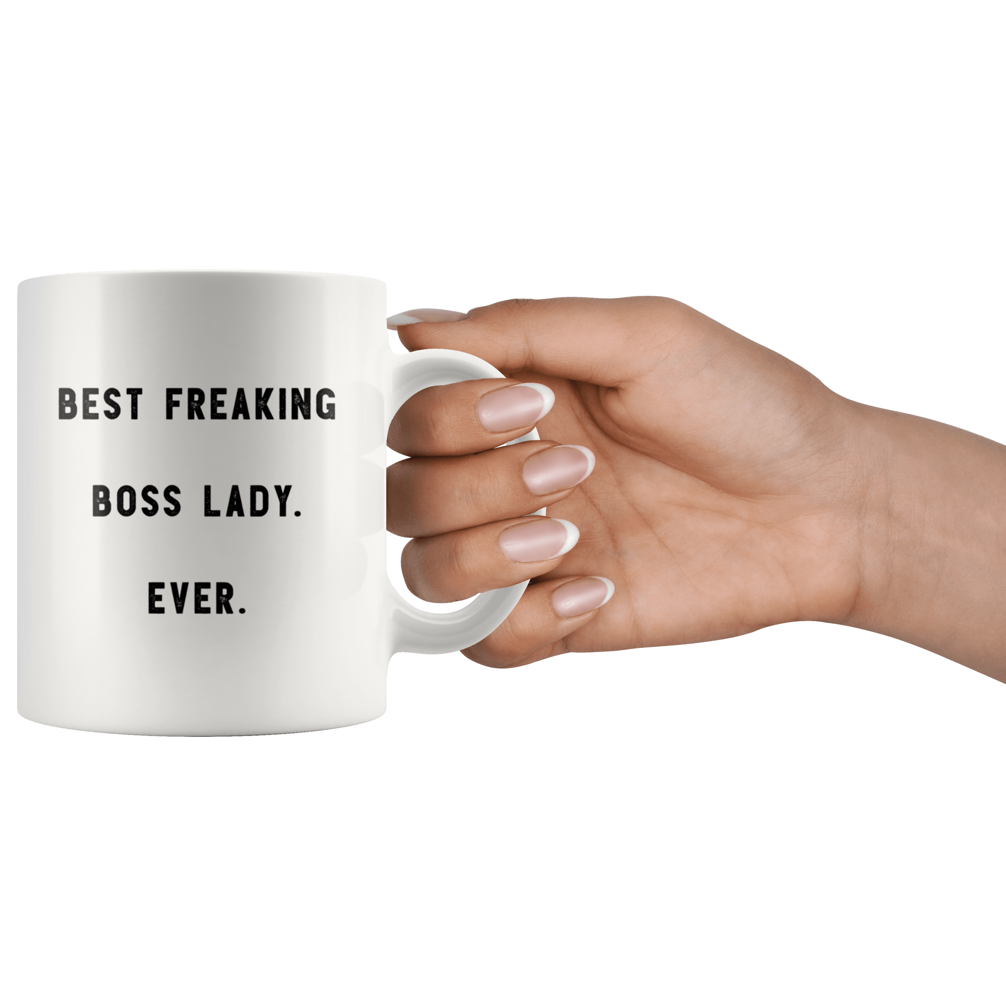 Funny Gift For Boss | You Are The Luckiest Boss In The World Accent Mug - Funny  Boss Gift | CubeBik