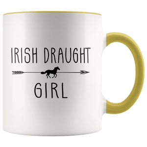 RobustCreative-Irish Draught Horse Girl Gifts Horses Lover Riding Racing - 11oz Accent Mug Racing Lover Gift Idea