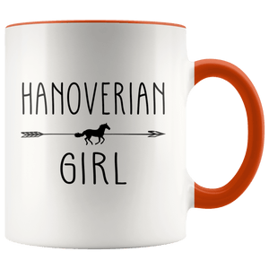 RobustCreative-Hanoverian Horse Girl Gifts Horses Lover Riding Racing - 11oz Accent Mug Riding Lover Gift Idea