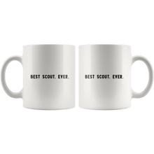 Load image into Gallery viewer, RobustCreative-Best Scout. Ever. The Funny Coworker Office Gag Gifts White 11oz Mug Gift Idea
