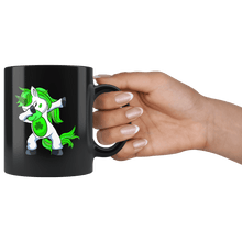 Load image into Gallery viewer, RobustCreative-Lepricorn  Dabbing Unicorn Leprechaun St Paddys Day Black 11oz Mug Gift Idea
