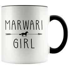 Load image into Gallery viewer, RobustCreative-Marwari Horse Girl Gifts Horses Lover Riding Racing - 11oz Accent Mug Racing Lover Gift Idea
