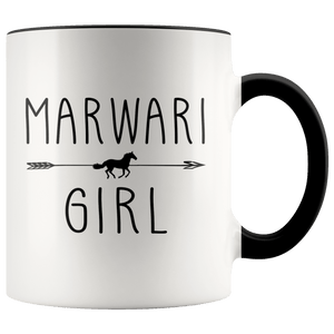 RobustCreative-Marwari Horse Girl Gifts Horses Lover Riding Racing - 11oz Accent Mug Racing Lover Gift Idea