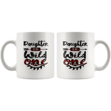 Load image into Gallery viewer, RobustCreative-Daughter of the Wild One Lumberjack Woodworker Sawdust - 11oz White Mug measure once plaid pajamas Gift Idea
