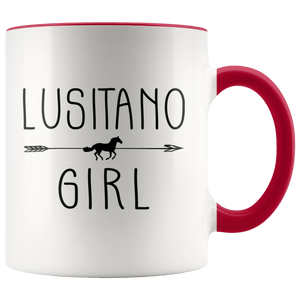 RobustCreative-Lusitano Horse Girl Gifts Horses Lover Riding Racing - 11oz Accent Mug Racing Lover Gift Idea