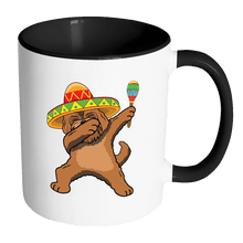 Load image into Gallery viewer, RobustCreative-Dabbing Goldendoodle Dog in Sombrero - Cinco De Mayo Mexican Fiesta - Dab Dance Mexico Party - 11oz Black &amp; White Funny Coffee Mug Women Men Friends Gift ~ Both Sides Printed
