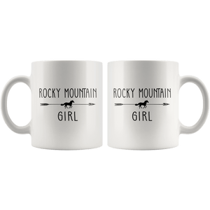 RobustCreative-Rocky Mountain Horse Girl Gifts Horses Lover Riding Racing - 11oz White Mug Riding Lover Gift Idea