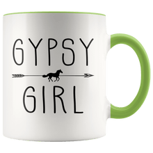 Load image into Gallery viewer, RobustCreative-Gypsy Horse Girl Gifts Horses Lover Riding Racing - 11oz Accent Mug Riding Lover Gift Idea
