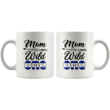 Load image into Gallery viewer, RobustCreative-Guanaco Mom of the Wild One Birthday El Salvador Flag White 11oz Mug Gift Idea
