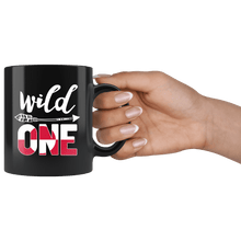 Load image into Gallery viewer, RobustCreative-Greenland Wild One Birthday Outfit 1 Greenlander Flag Black 11oz Mug Gift Idea

