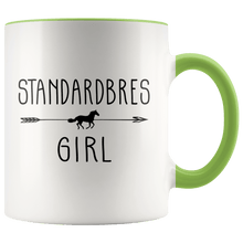 Load image into Gallery viewer, RobustCreative-Standardbres Horse Girl Gifts Horses Lover Riding Racing - 11oz Accent Mug Riding Lover Gift Idea
