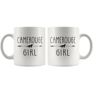 RobustCreative-Camerouge Horse Girl Gifts Horses Lover Riding Racing - 11oz White Mug Racing Lover Gift Idea