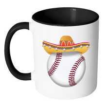 Load image into Gallery viewer, RobustCreative-Funny Baseball Mexican Sport - Cinco De Mayo Mexican Fiesta - No Siesta Mexico Party - 11oz Black &amp; White Funny Coffee Mug Women Men Friends Gift ~ Both Sides Printed
