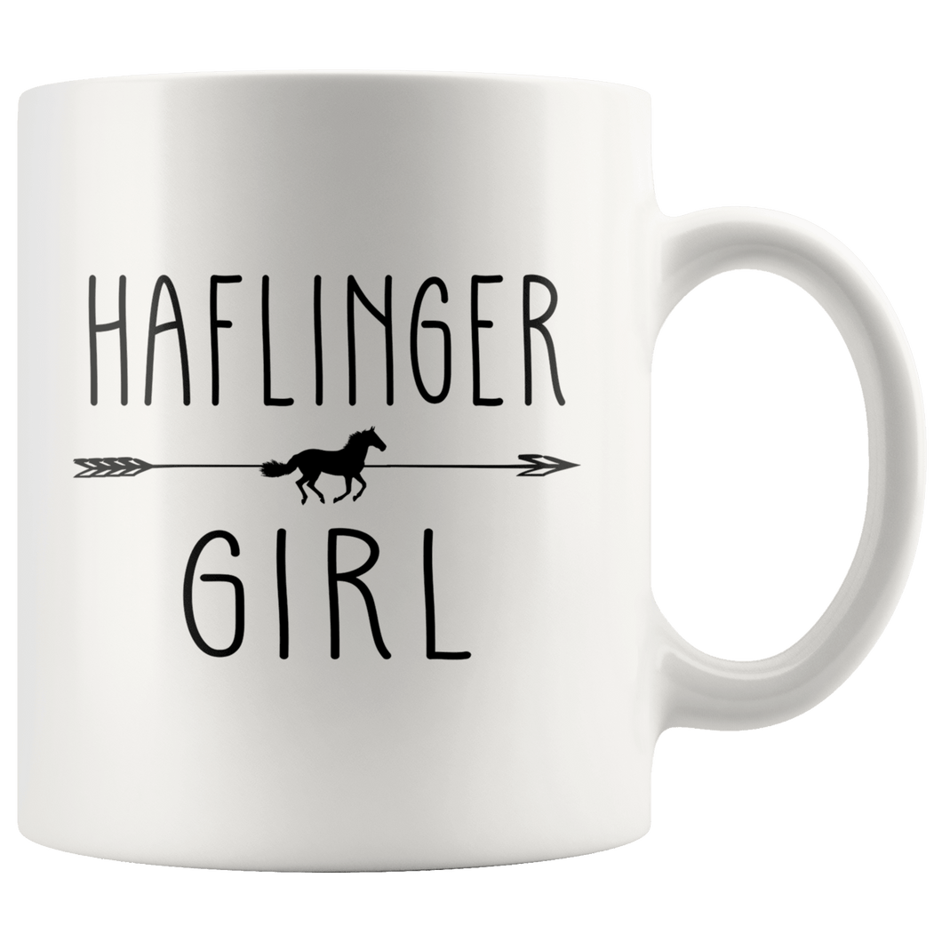 RobustCreative-Haflinger Horse Girl Gifts Horses Lover Riding Racing - 11oz White Mug Racing Lover Gift Idea