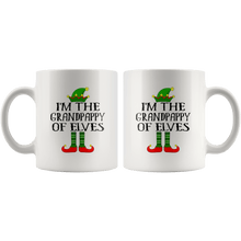 Load image into Gallery viewer, RobustCreative-Im The Grandpappy of Elves Family Matching Elf Outfits PJ - 11oz White Mug Christmas group green pjs costume Gift Idea
