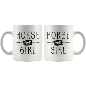 RobustCreative-Washington Horse Girl Gifts Washingtonian Shape Country for women - 11oz White Mug Racing Lover Gift Idea