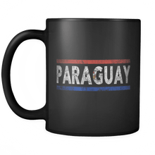 Load image into Gallery viewer, RobustCreative-Retro Vintage Flag Paraguayan Paraguay 11oz Black Coffee Mug ~ Both Sides Printed
