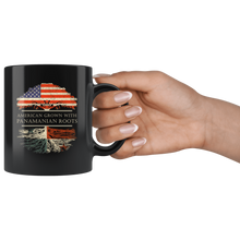 Load image into Gallery viewer, RobustCreative-Panamanian Roots American Grown Fathers Day Gift - Panamanian Pride 11oz Funny Black Coffee Mug - Real Panama Hero Flag Papa National Heritage - Friends Gift - Both Sides Printed
