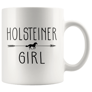 RobustCreative-Holsteiner Horse Girl Gifts Horses Lover Riding Racing - 11oz White Mug Racing Lover Gift Idea